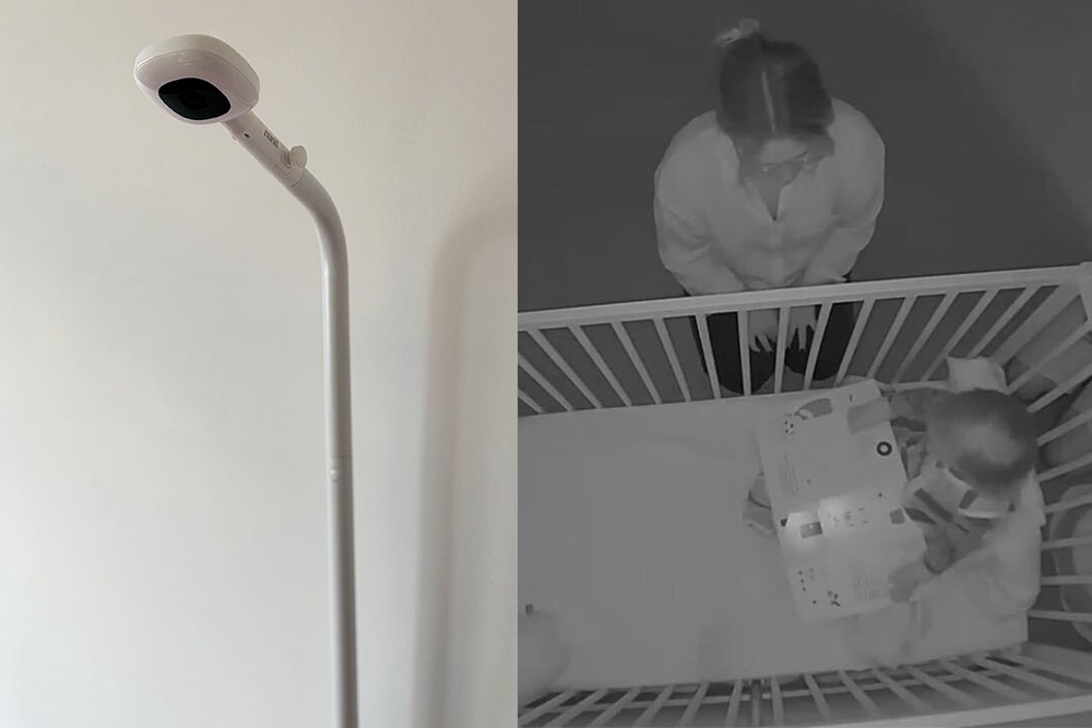 The Nanti baby monitor is an impressive piece of kit (Sarah Jones/The Independent)