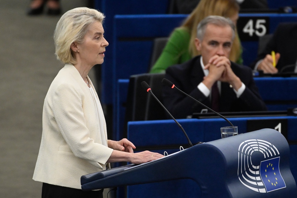 The European Commission president spoke of the benefits of closer ties with Canada (AP)