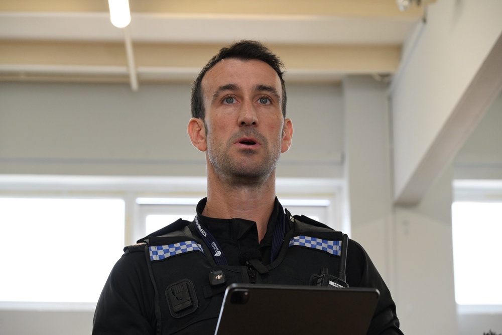 Superintendent Tom Pearse speaking to the media (PA)