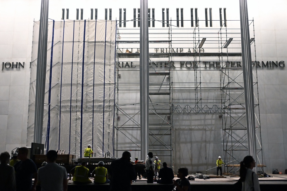 The Trump-controlled board has argued that the venue’s financial future rests on Trump’s name being added to the building, though a judge said the government has not offered any proof that current or future donations hinge on whether Trump is involved (AFP/Getty)