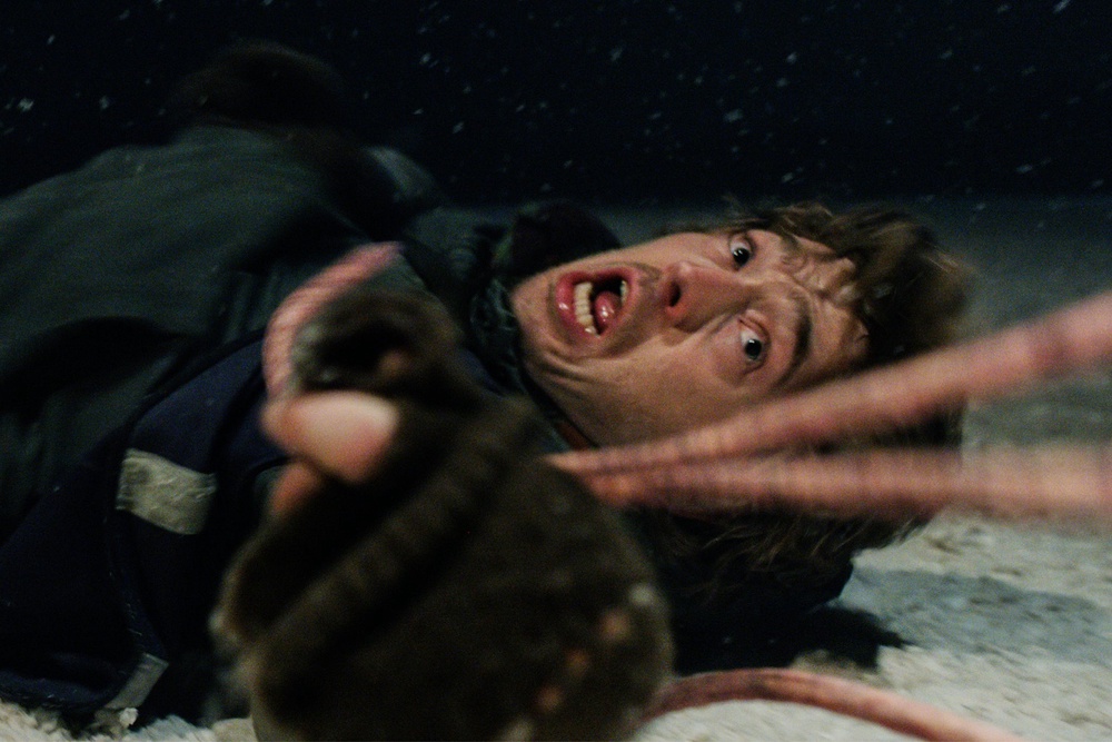Austin Abrams in Zach Cregger’s ‘Resident Evil’ (Sony Pictures)