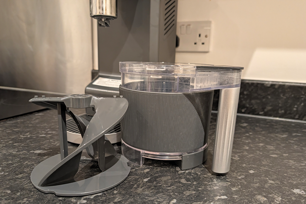 The easyfreezy has a compressor inside that continually chills your ingredients as the paddle churns (Alex Lee/The Independent)