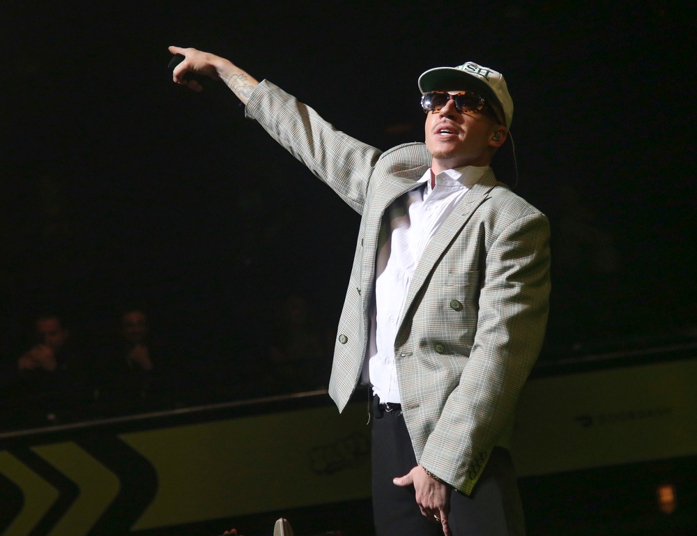 Macklemore reiterated his support for Palestine on social media. ‘I said, ‘Free Palestine!’ I want those words to be loud and clear, so that people all the way in Gaza to the occupied West Bank know that we have not forgotten about them’ (2023 Invision)