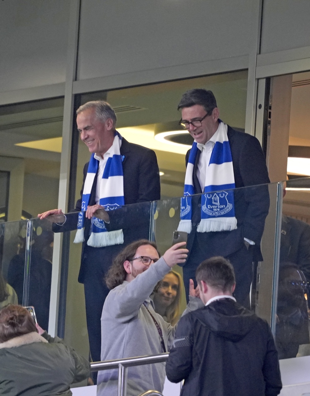 Former Bank of England governor Mr Carney adopted Everton as his football club when he moved to the UK (Peter Byrne/PA) (PA Wire)