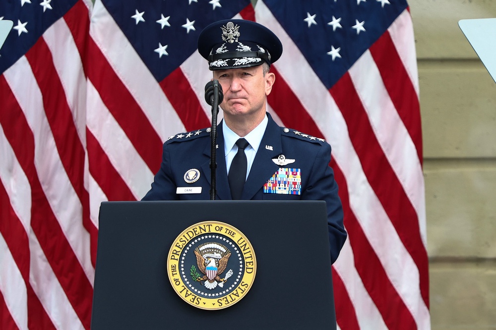 Chairman of the Joint Chiefs of Staff General Dan Caine (Getty)