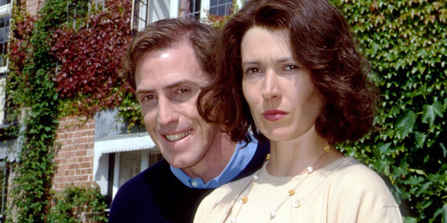 Brydon and Julia Davis as posh couple Peter and Flick in ‘Human Remains’ (BBC)