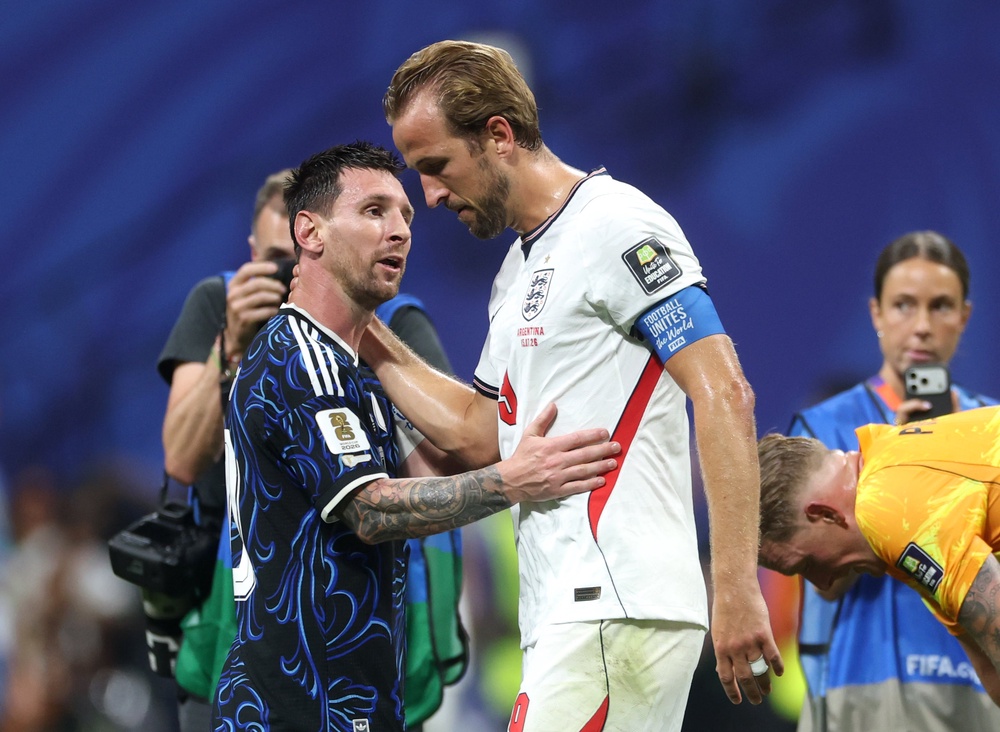 MLS commissioner Don Garber remains eager for England captain Harry Kane to join Lionel Messi in the United States, stating the forward's interest helps realise an ambition long championed by Sir David Beckham (Getty)