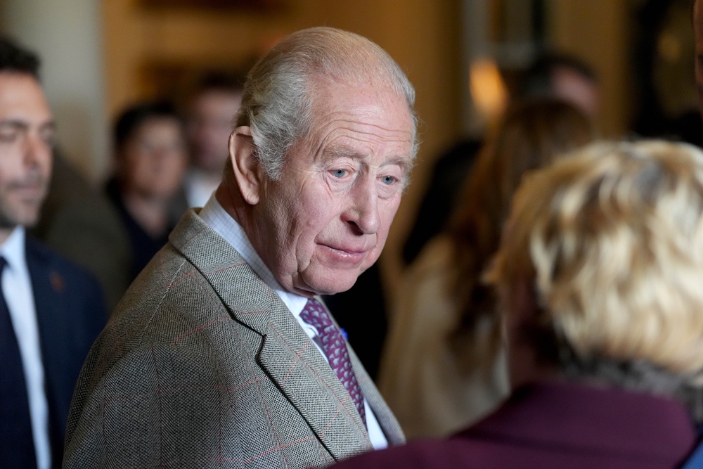 Catherine Connolly’s meeting with the King came after he hosted a Harmony in Food and Farming Summit at Dumfries House (PA) (PA Wire)