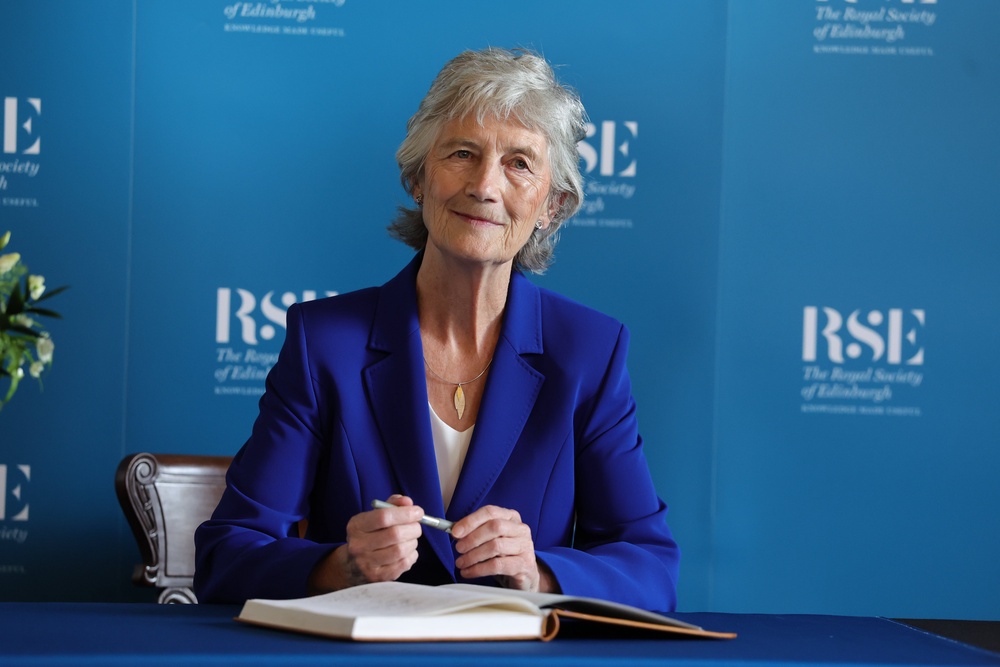 The president received an honorary fellowship from the Royal Society of Edinburgh on Wednesday (PA) (PA Wire)