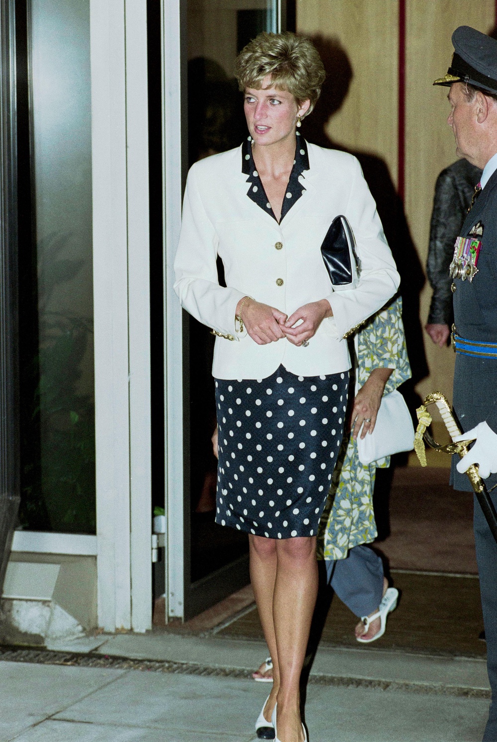 Diana, Princess of Wales, wearing Paul Costelloe in 1991 (Alamy/PA)