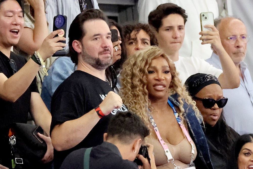 Ohanian alongside his wife Serena Williams (Getty)