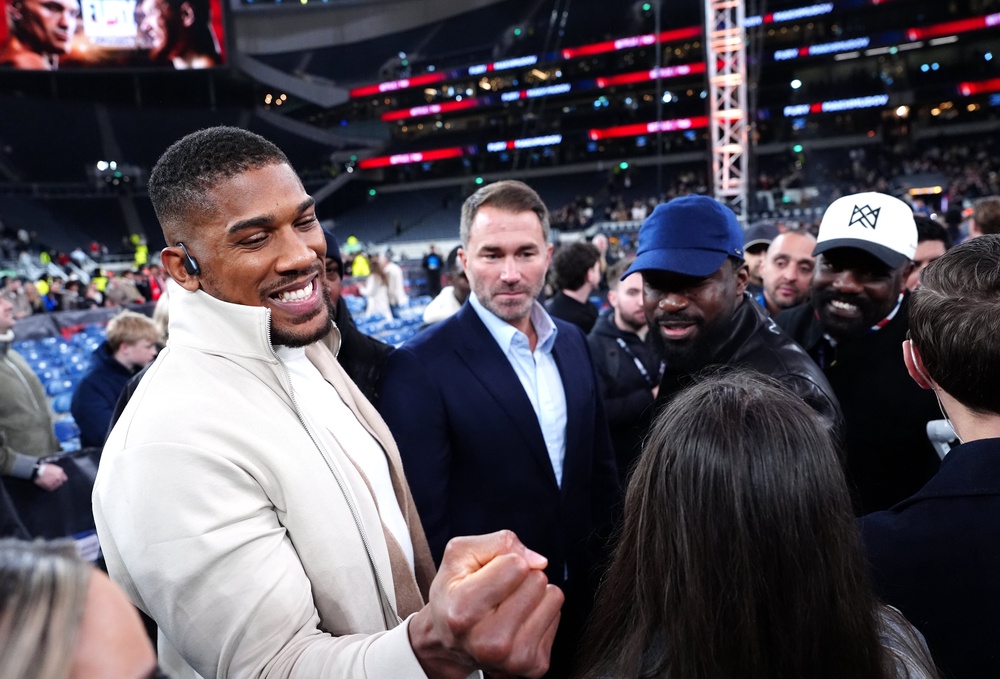 Anthony Joshua and promoter Eddie Hearn have sought a UK venue for the fight (Bradley Collyer/PA) (PA Wire)