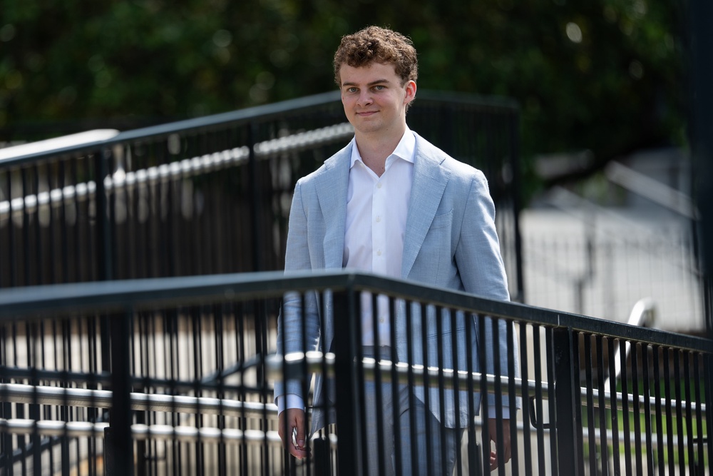Edward Coristine, a former Department of Government Efficiency employee known as ‘Big Balls’, is reportedly involved in building an AI-powered government website called America.gov (Getty)