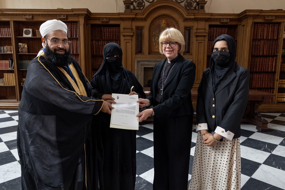 Ashrafi was stripped of an award on Thursday after past remarks praising Osama bin Laden came to light (Neil Turner/Lambeth Palace/PA Wire)