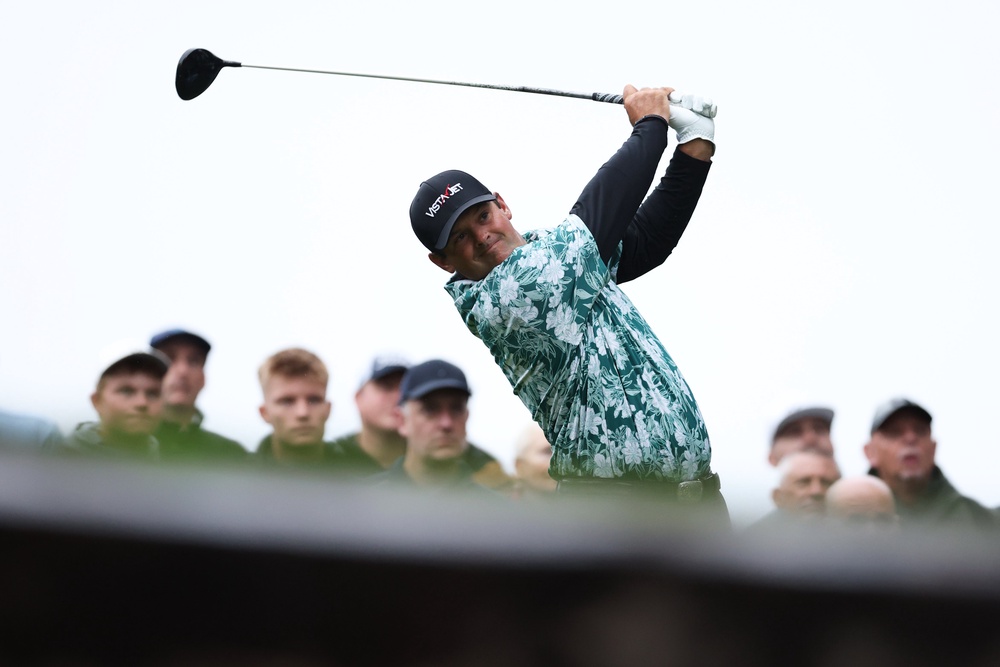 Race to Dubai leader Patrick Reed is in contention at Wentworth (Getty)