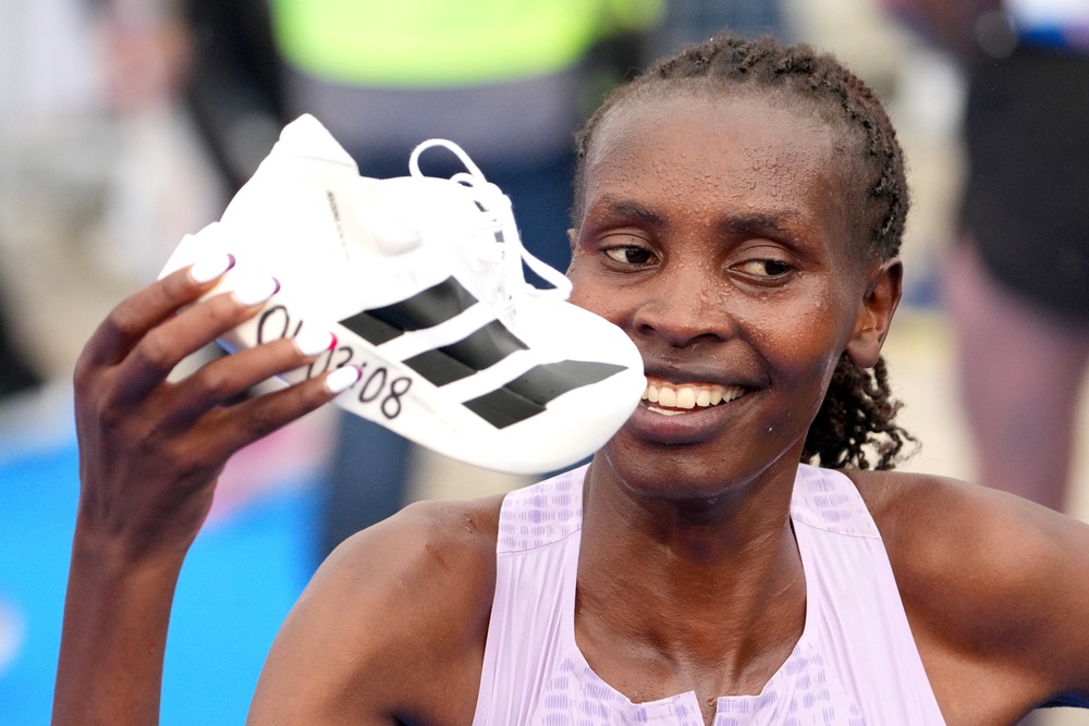Agnes Ngetich is the favourite to win the women's half (Getty)