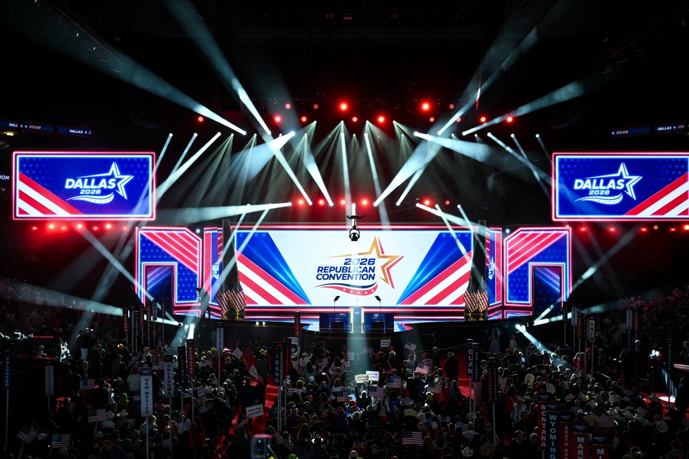 There were concerns ahead of the convention that Trump, with low approval ratings, would hurt GOP candidates' campaigns more than help them (AFP via Getty Images)