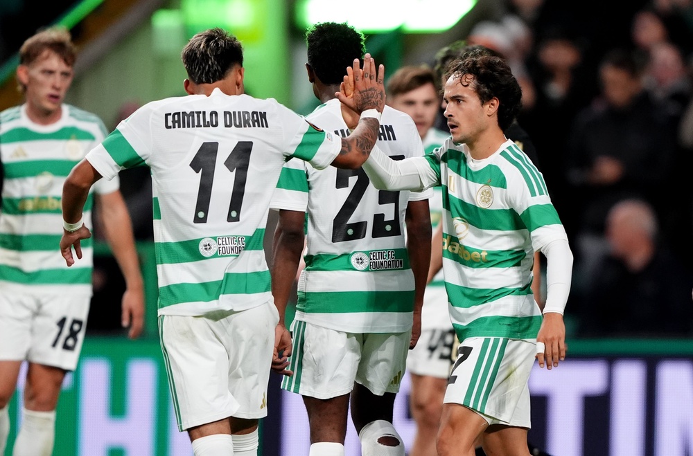 Celtic managed to pull themselves together towards the end of the first half (PA)