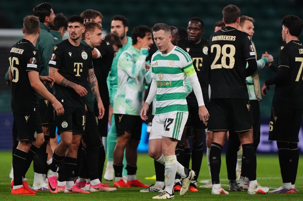 Celtic lost again after a disappointing display (PA)