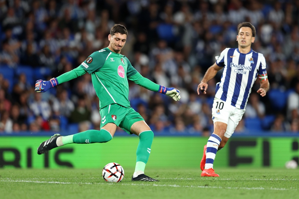 Djordje Petrovic kept Sociedad at bay late on (Getty)