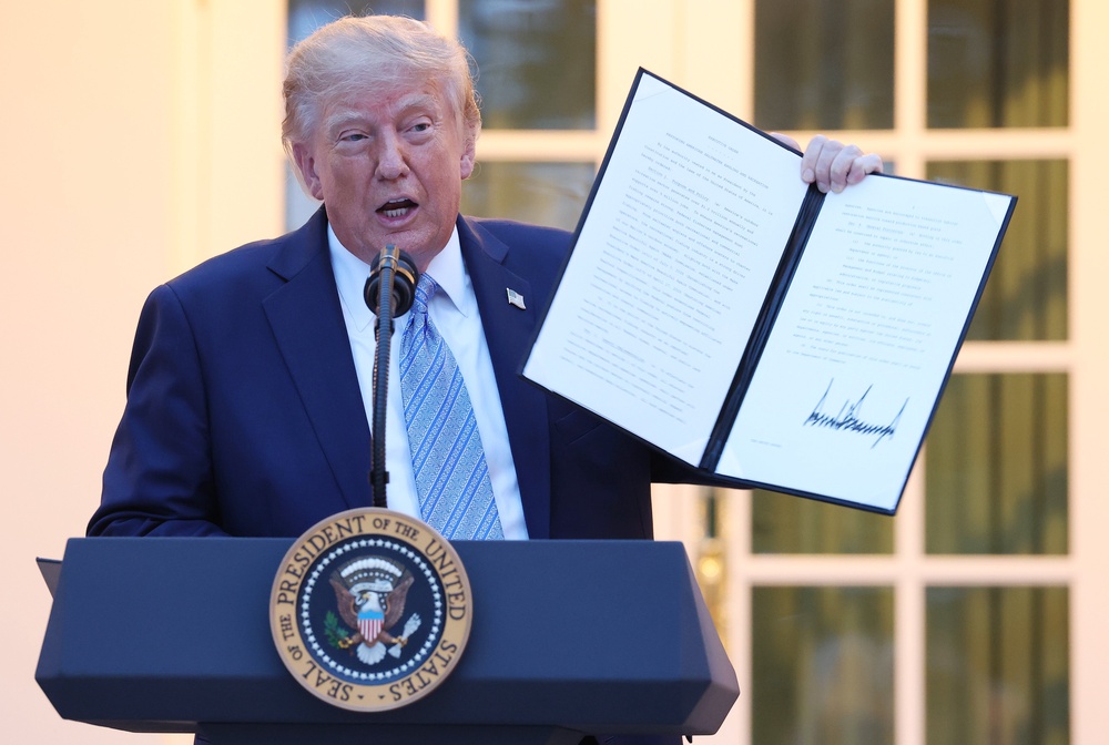 Trump’s efforts to largely eradicate mail voting turned the postal service into an unlikely arbiter of who is eligible to vote just months before this year’s critical midterm elections (Getty)