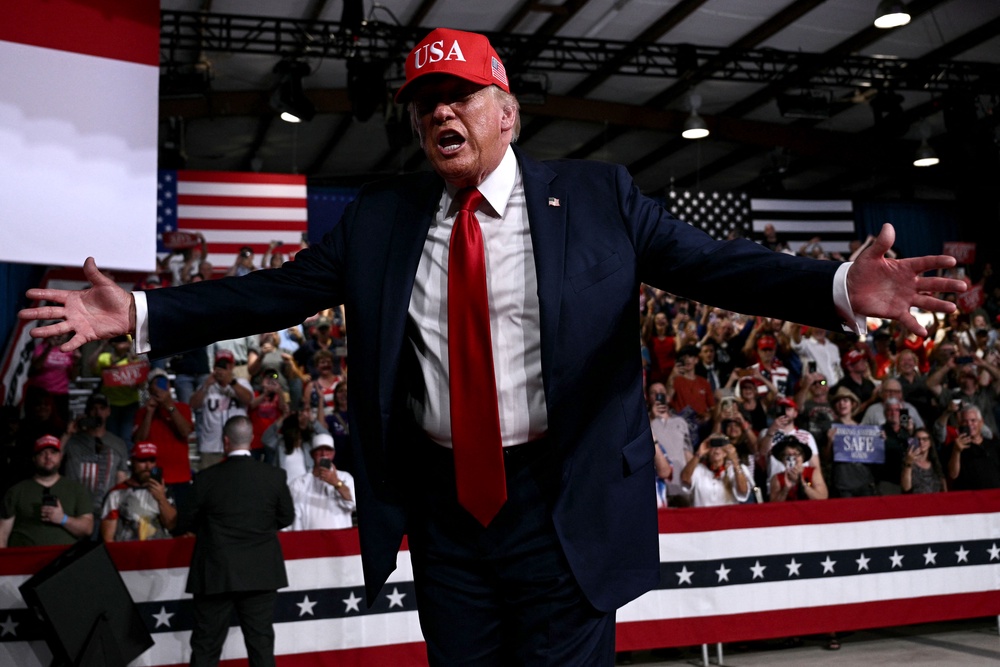Both Ingraham and fellow Fox pundit Larry Kudlow credited Trump with ushering in a booming economy, highlighting new data that shows household income reached a record high in 2025 (AFP/Getty)