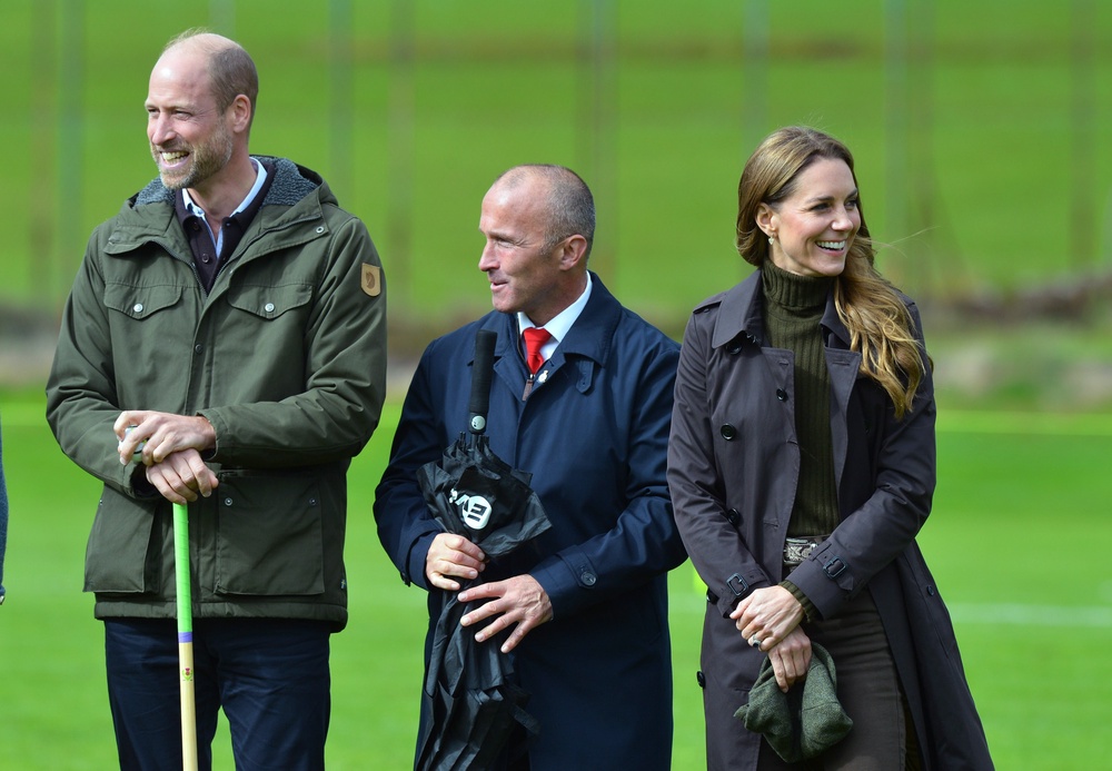 The Prince and Princess of Wales, who also hold the titles of The Duke and Duchess of Rothesay, visited the island to celebrate community, connection and volunteering. (Getty)