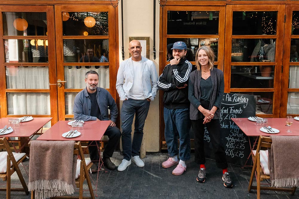 The B Penhale team outside Camille, their Borough Market restaurant (B Penhale)