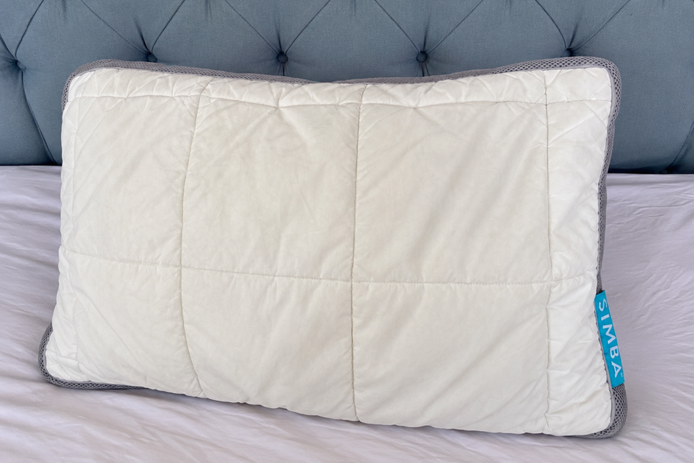 My snoring was quieter and less frequent when sleeping on this pillow (Zoe Griffin/The Independent)