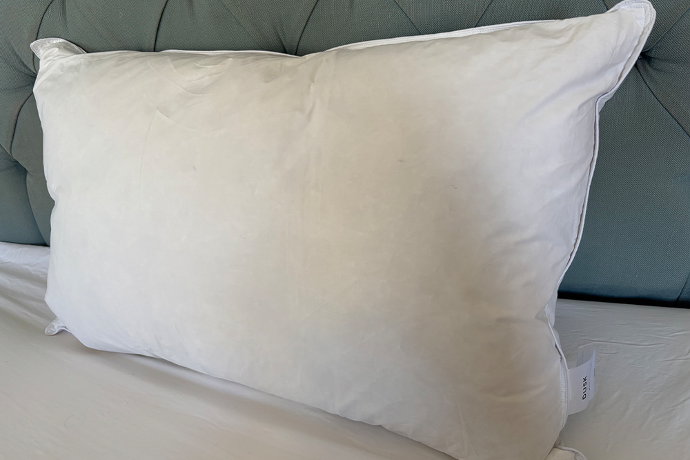 It has the sink-in feel of hotel bedding (Zoe Griffin/The Independent)