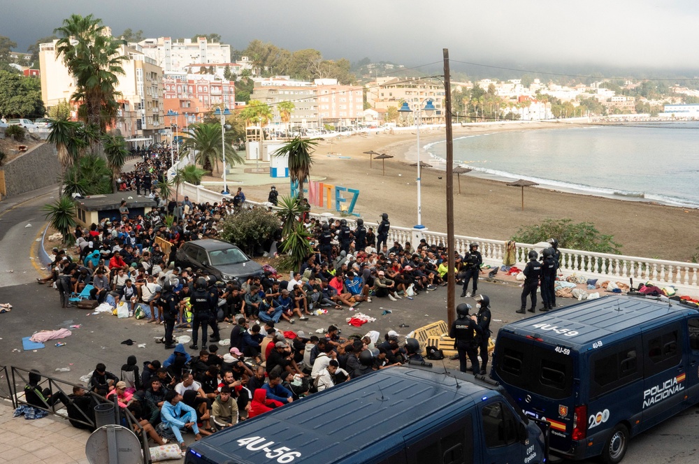 Ceuta has been at the centre of a migration crisis in recent months (Reuters)