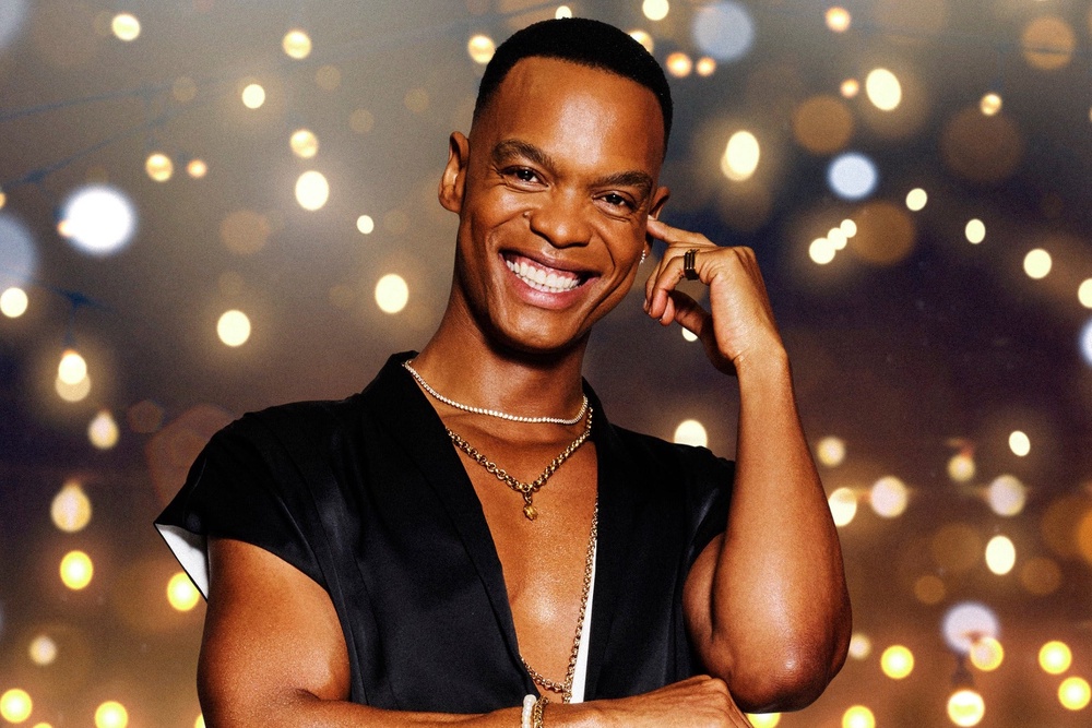 Johannes Radebe will tonight make his debut as one of three new ‘Strictly’ presenters (BBC)