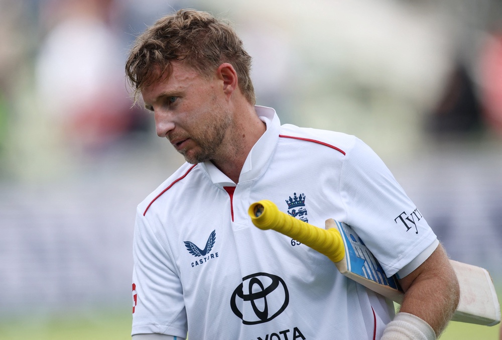 Joe Root said he was 'hacked off' last month after being asked about England's off-field problems (Reuters)