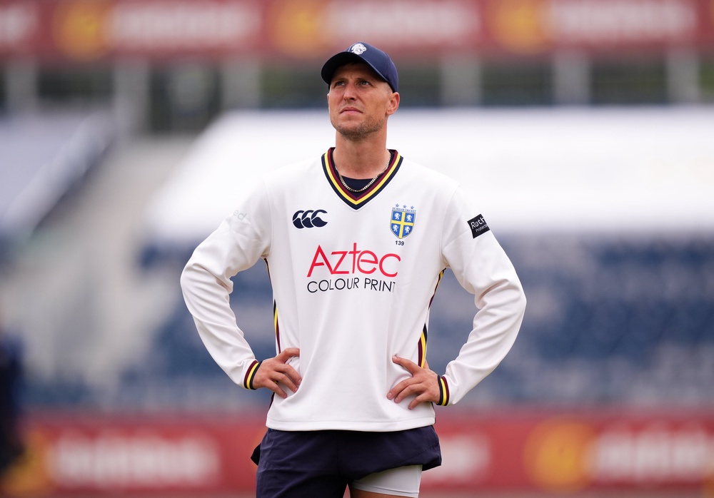 Brydon Carse has helped Durham win the Division Two title (Mike Egerton/PA). (PA Wire)