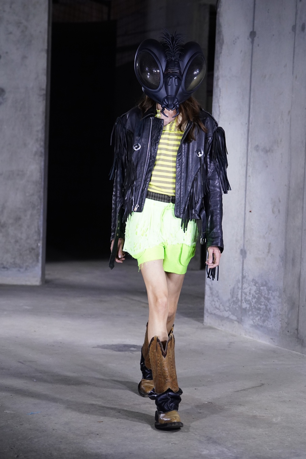 Looks included Western and cowboy motifs (Ian West/PA)