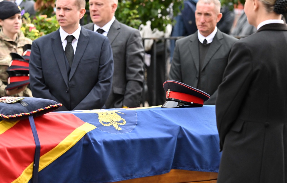 The funeral of the great-great-grandfather took place at the New Row Presbyterian Church in Coleraine on Saturday