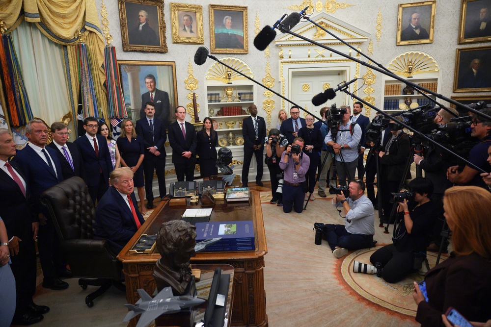 Media outlets have continued to cover the president in person at their peril while Trump escalates his attacks against the press that he doesn’t believe can stand up to him (Getty)