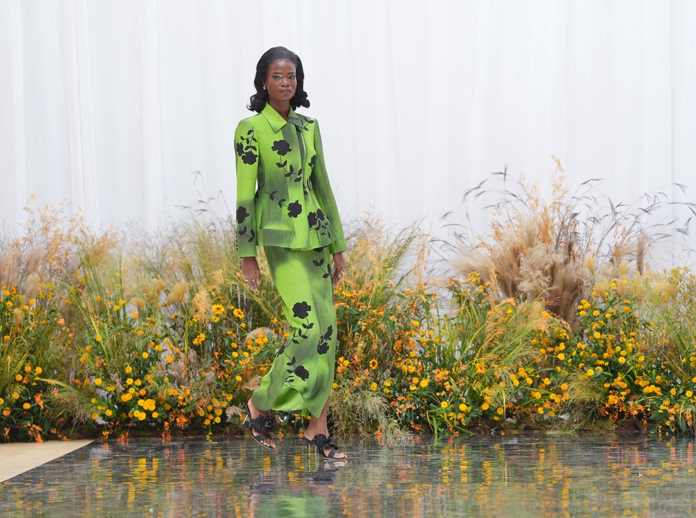 McDowell’s favourite ‘Sylvia jacket’ on the runway (Yui Mok/PA)