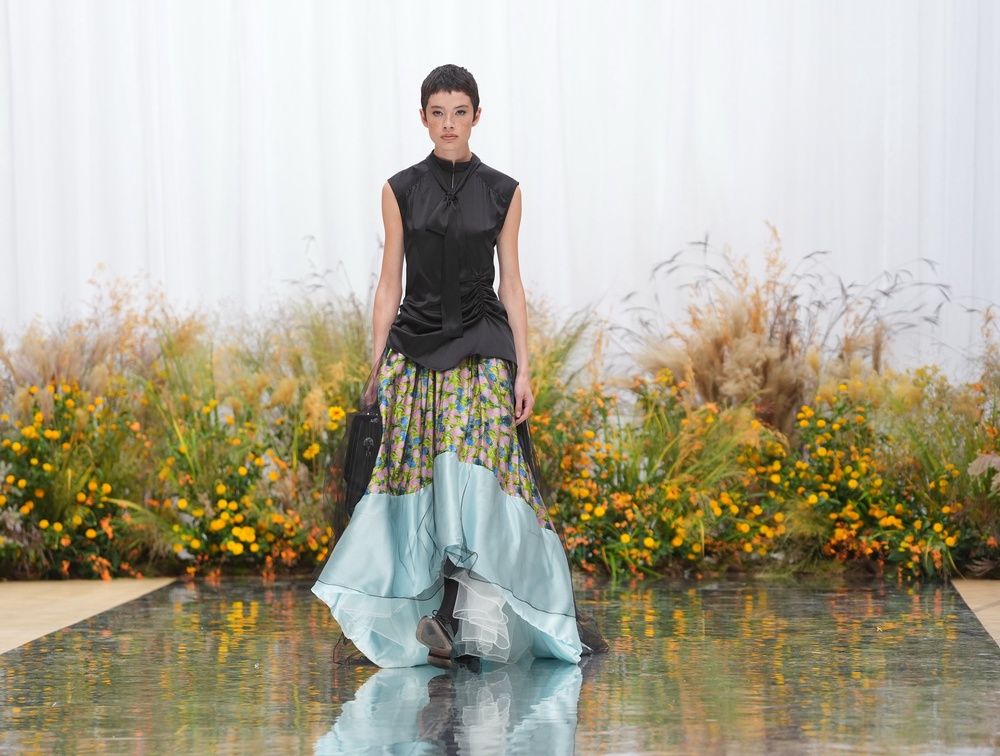 ‘High-low’ skirts seem to be a returning trend this season (Yui Mok/PA)