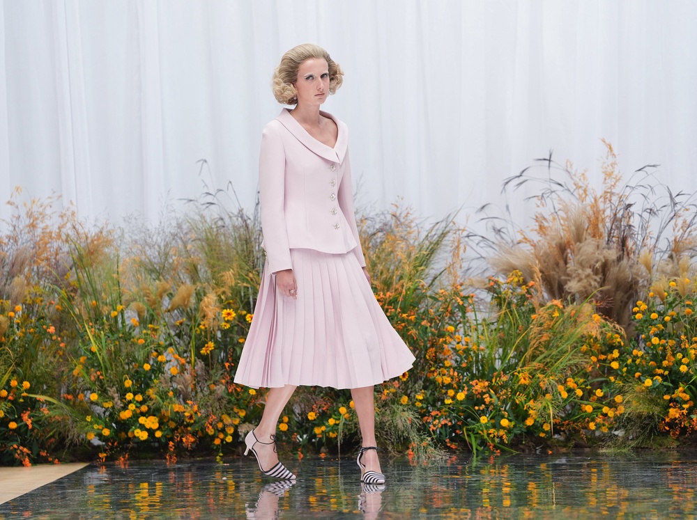 Powder pink peppered the collection (Yui Mok/PA)
