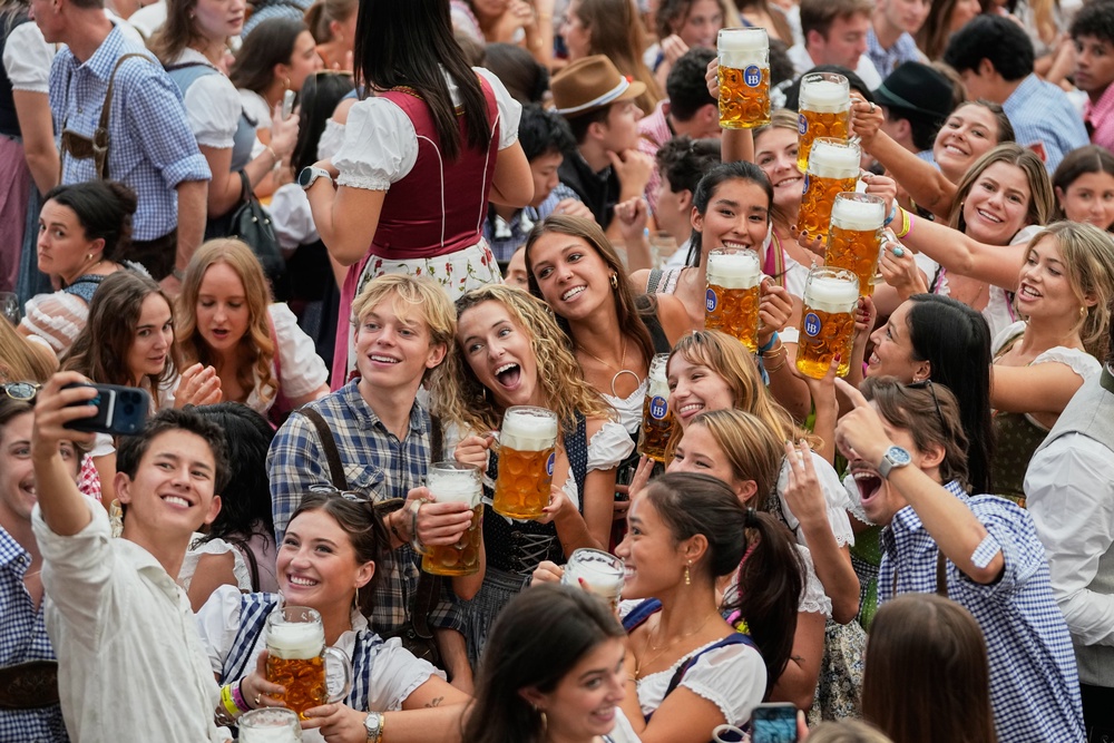Approximately 6 million visitors are expected over the festival’s 16-day run, which concludes on 4 October (Associated Press)