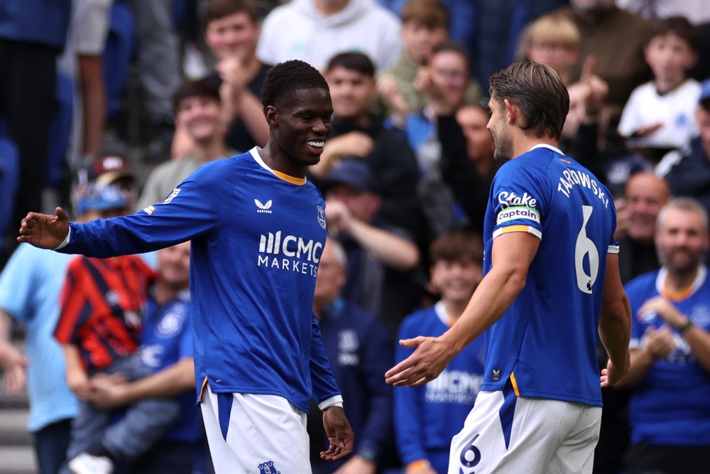 Barry’s deflection proved to be the winner for Everton (Getty)