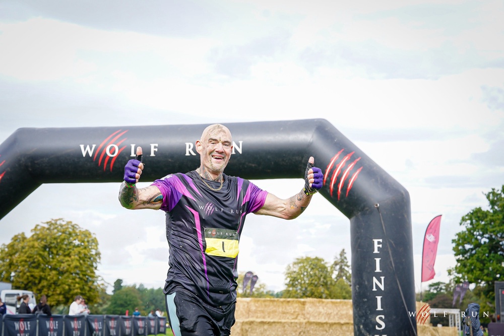 After a successful operation and recovery, Tiny has lost a further 4st (25kg) and managed to complete a 5km challenge this month to raise funds for the Rugby Cardiac Rehabilitation team that helped him rebuild his life (Your Photo Finish/PA Real Life)