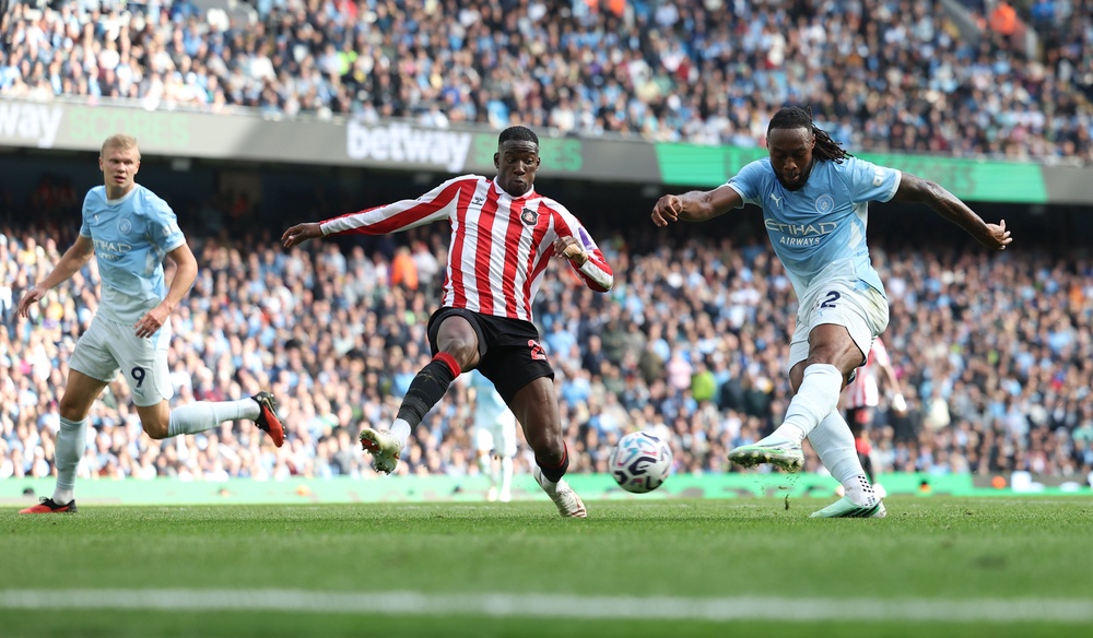 Antoine Semenyo’s double was crucial for Man City (Getty)
