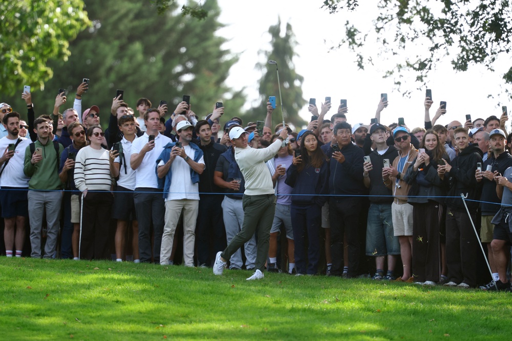 McIlroy was the star attraction at Wentworth Club (Reuters)
