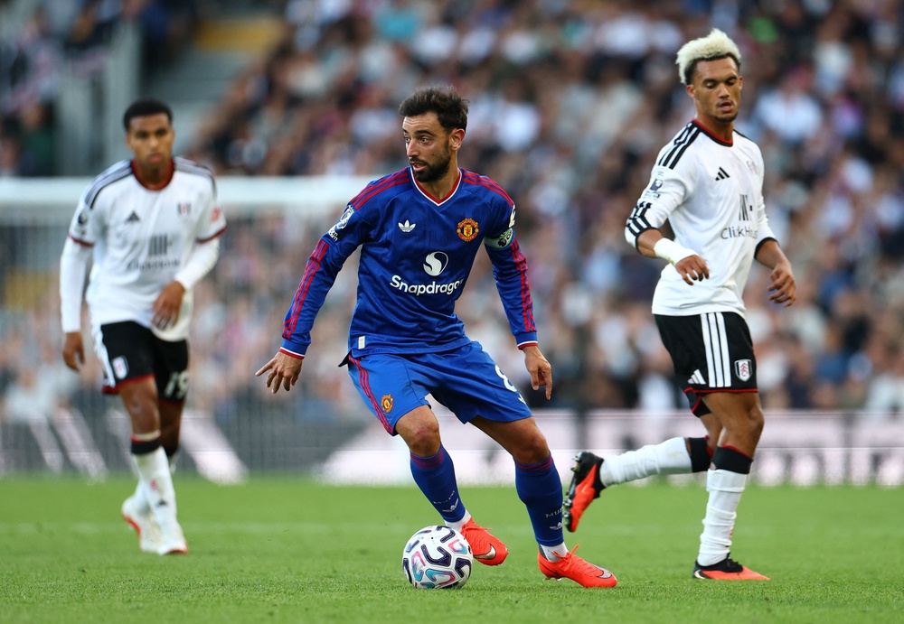 Too much of United's build-up play comes through Bruno Fernandes (Reuters)