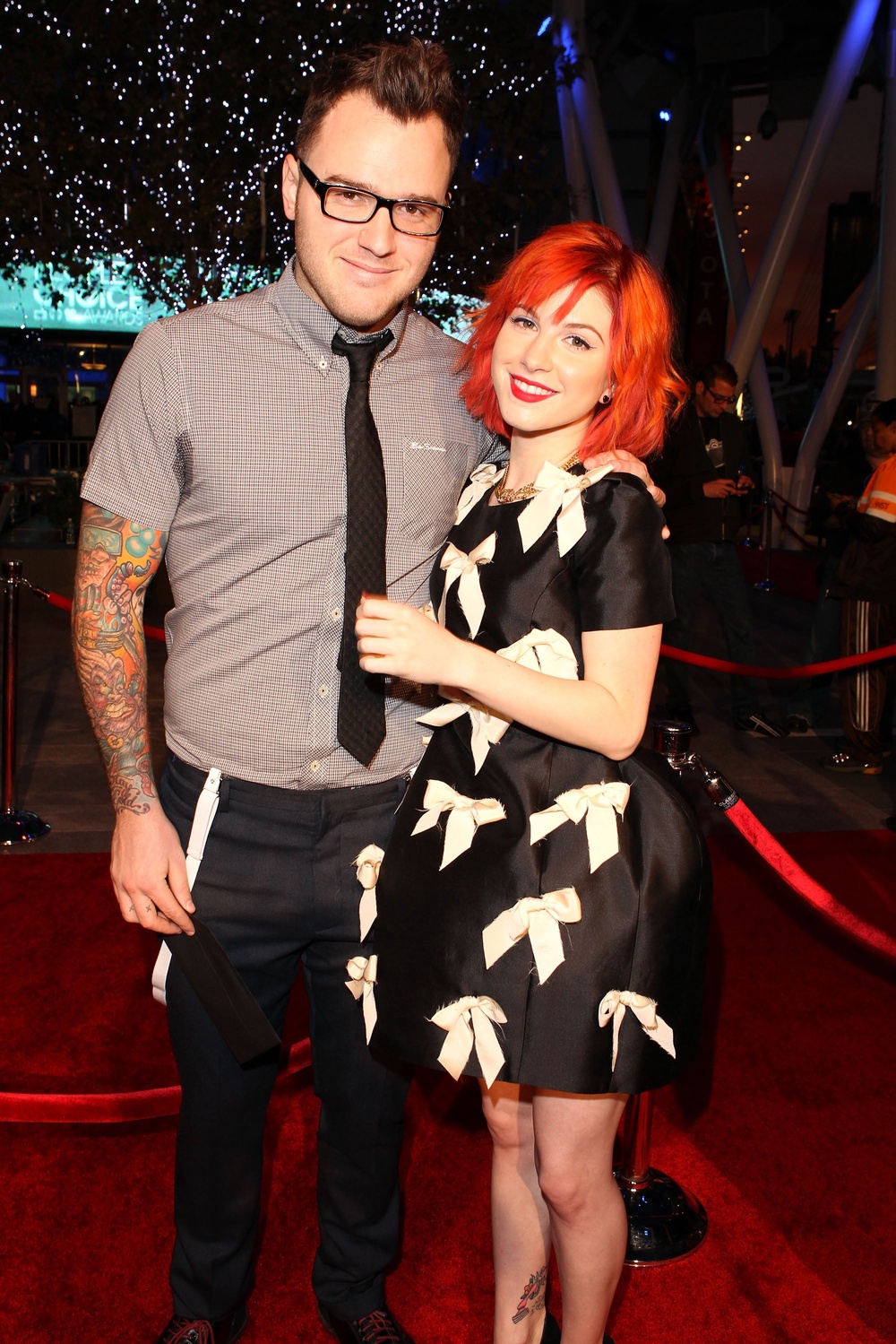 Gilbert was previously married to Hayley Williams of Paramore (Getty)