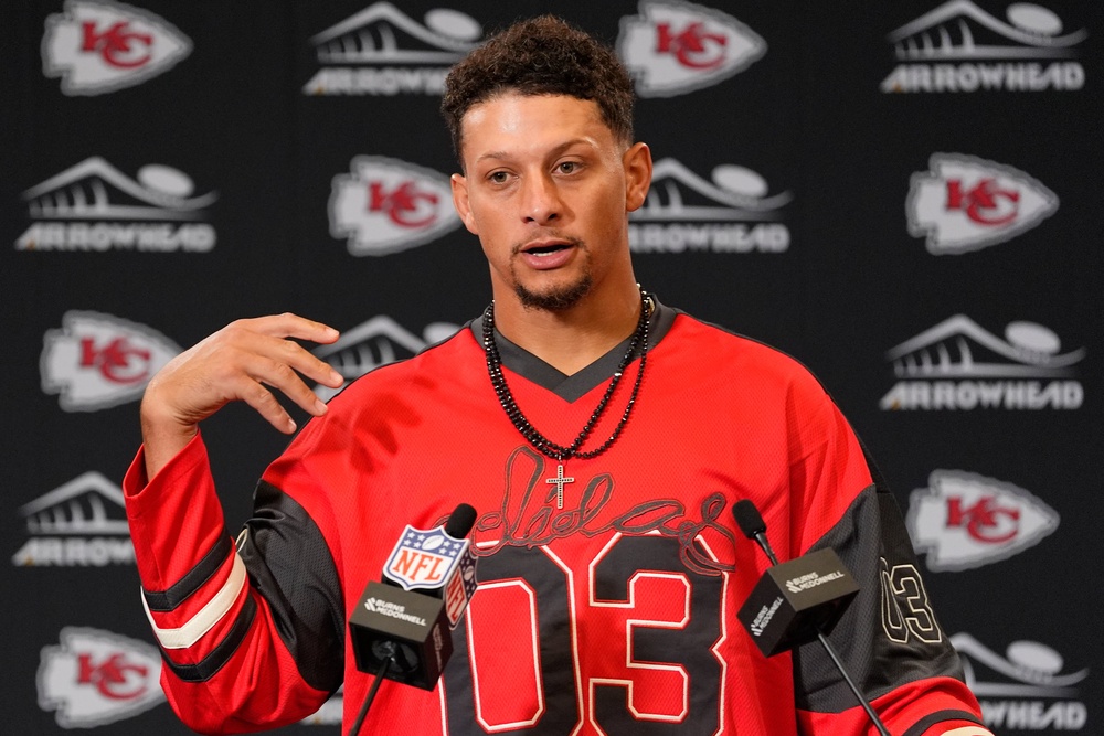Patrick Mahomes guided the Chiefs to victory (AP)
