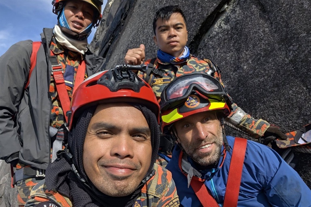 Mauro Persic, 46, shared being stranded in the Malaysian mountain for 9 days before help reached him (Sabah Fire & Rescue)