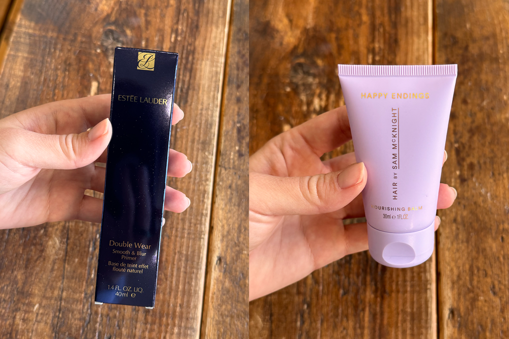 The Estée Lauder primer and Hair by Sam McKnight happy endings nourishing balm are some of the highlights (The Independent)
